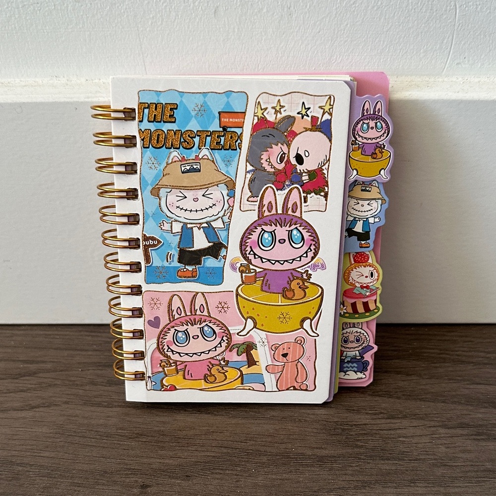 The Monsters Labubu Spiral Mini Notebook